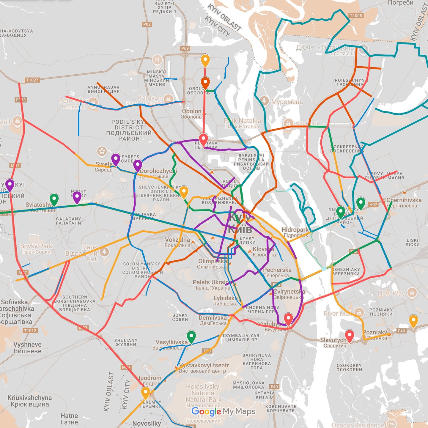 Візіком, maps API, карта,