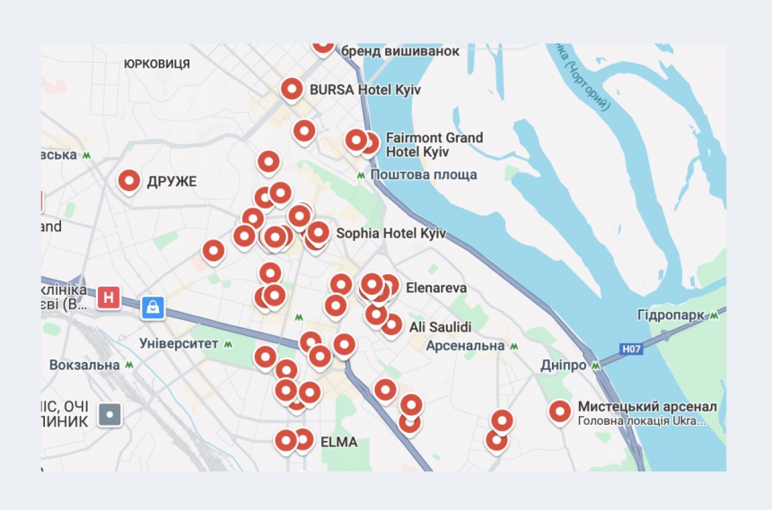 Візіком, maps API, карта,