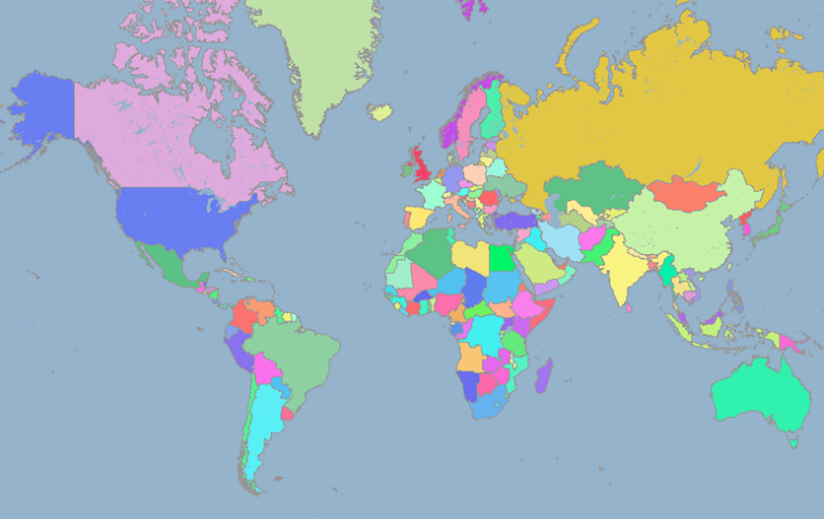 Візіком, API Visicom, Visicom maps API, інтерактивна карта світу
