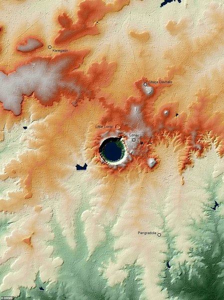 Візіком,  maps API, картографування кратерів