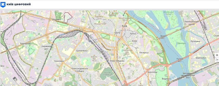 Візіком,  maps API, Київ, сніг,