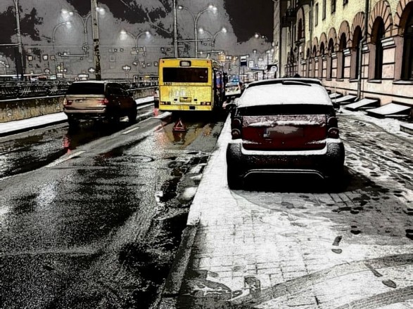 Візіком,  maps API, Київ, сніг, транспорт