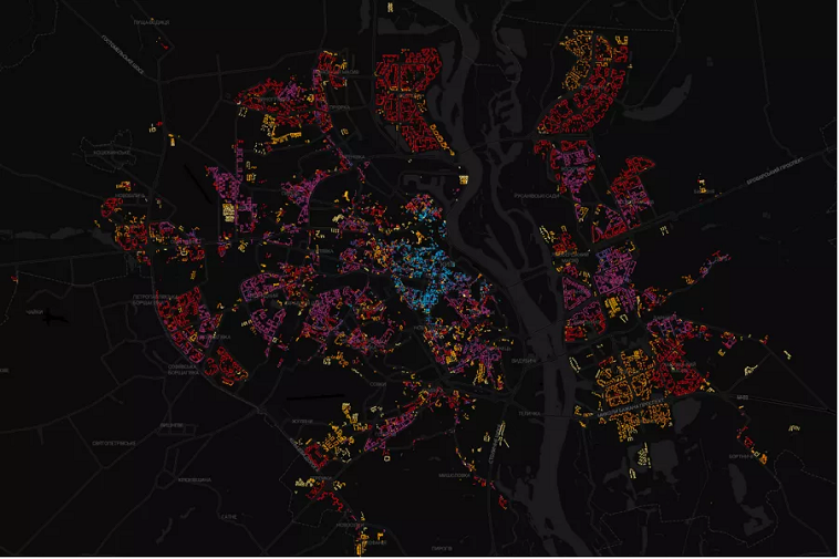 Візіком,  maps API, ЛУН Місто, карта,