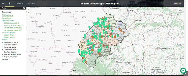 Візіком,  maps API, Львів, інвестиції, карта,