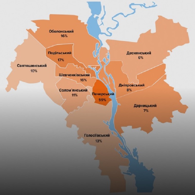 Візіком,  maps API, Київ, карта, паркінги,