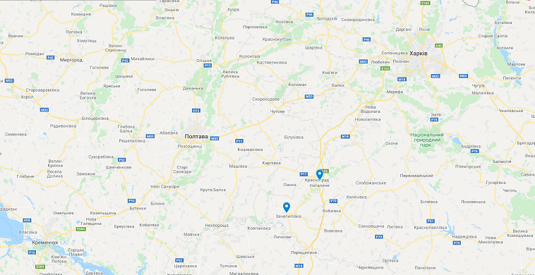 Візіком,  maps API, Харківщина, ротавірус, карта,