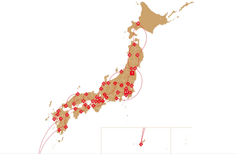 Візіком,  maps API, Японія. Корея, карта,