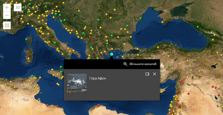 Візіком, API Visicom, Visicom maps API, API картографічного сервісу, карта спадщини ЮНЕСКО
